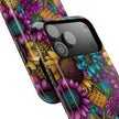 Colorful Floral Pattern - Extreme Impact MagSafe Phone Case