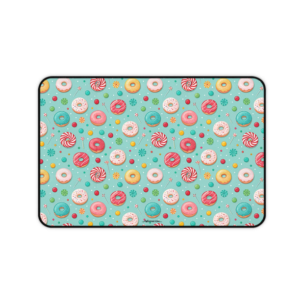 Donut Disturb Desk Mat — Cute Pastel Gaming/Workspace Mouse Pad