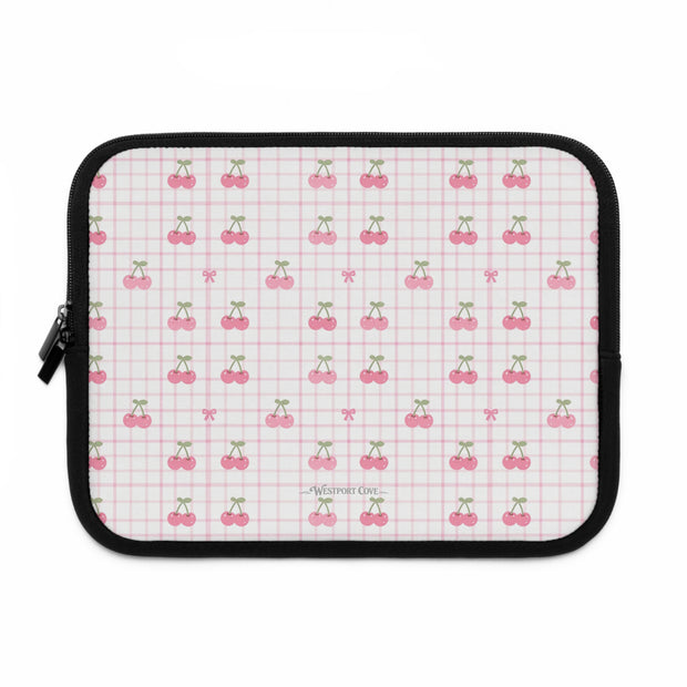 Cherry Ice Cream Smile - Safe Harbor Laptop Sleeve