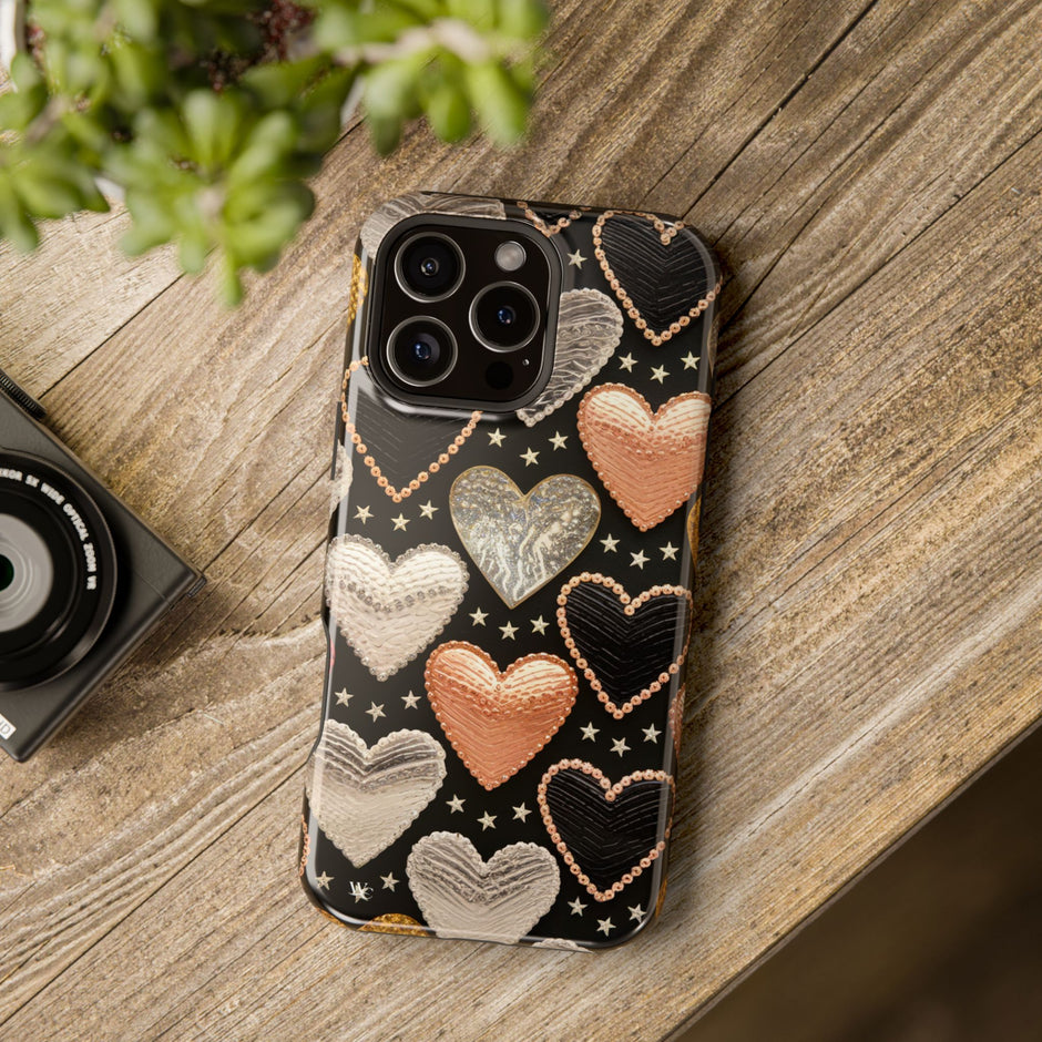 Metallic Heart - Extreme Impact MagSafe Phone Case