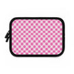 Pink Gingham  - Laptop Sleeve — Cute Plaid Protective Case