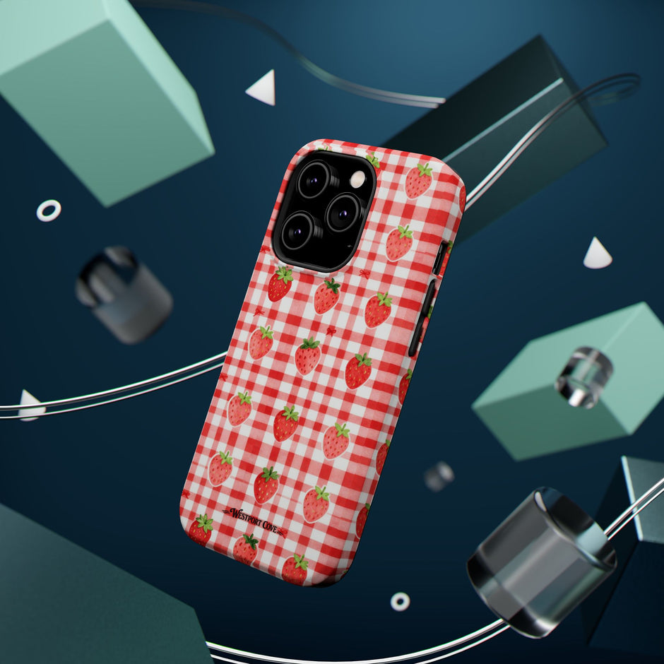 Strawberry Gingham - Extreme MagSafe Phone Case