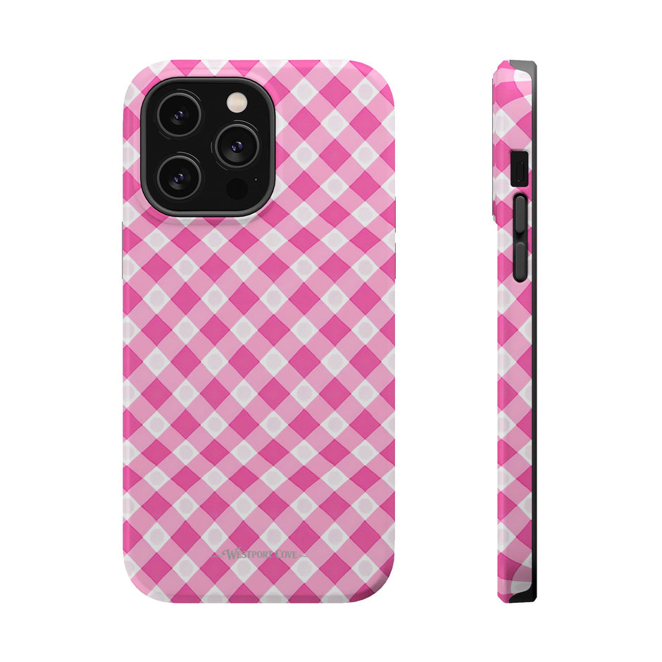Pink Gingham - Extreme Phone Case