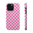 Pink Gingham - Extreme Phone Case