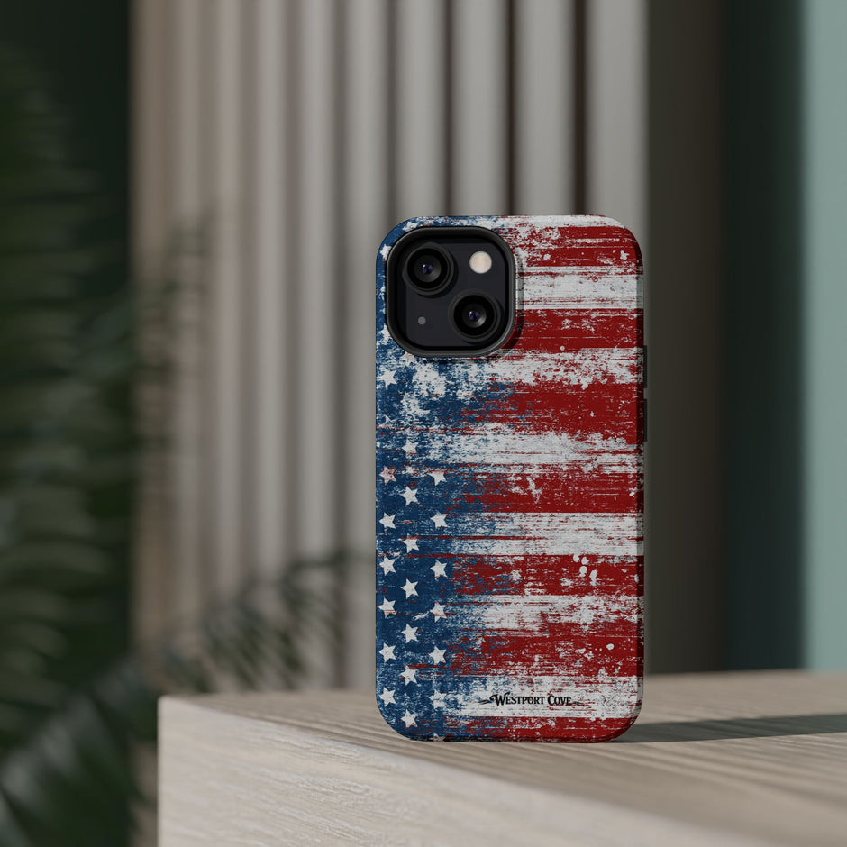 American Flag Distressed - Extreme MagSafe Phone Case