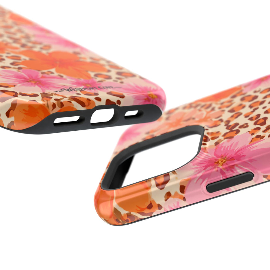 Leopard Flower - Extreme Impact MagSafe Phone Case