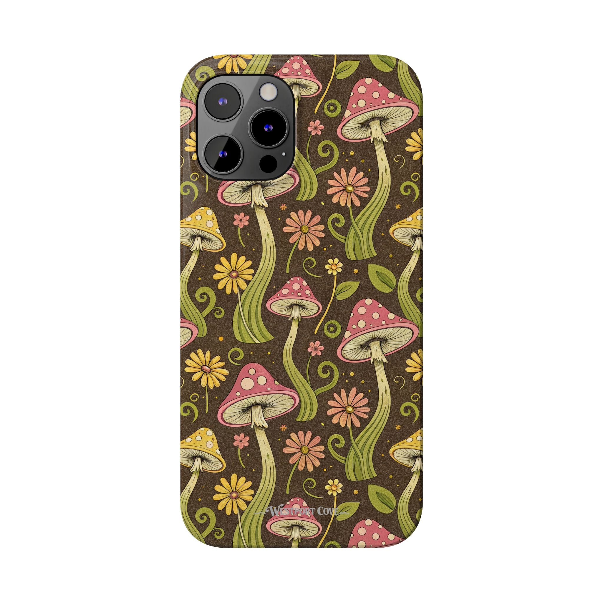 Magic Mushroom - Essential Phone Case – Retro Psychedelic Botanical Design