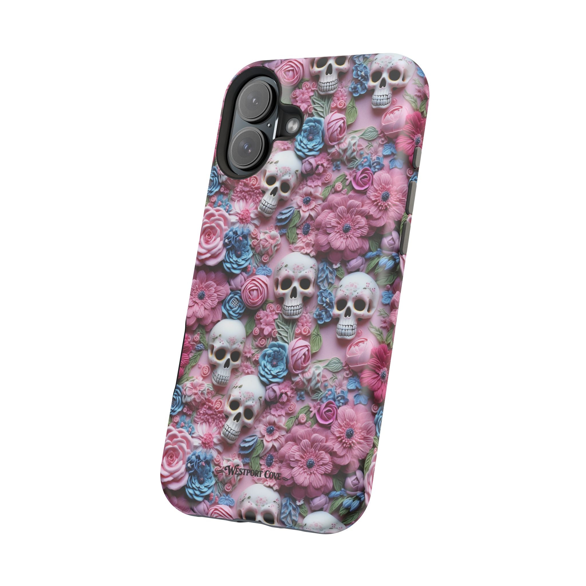 Floral Skull - Extreme MagSafe Phone Case
