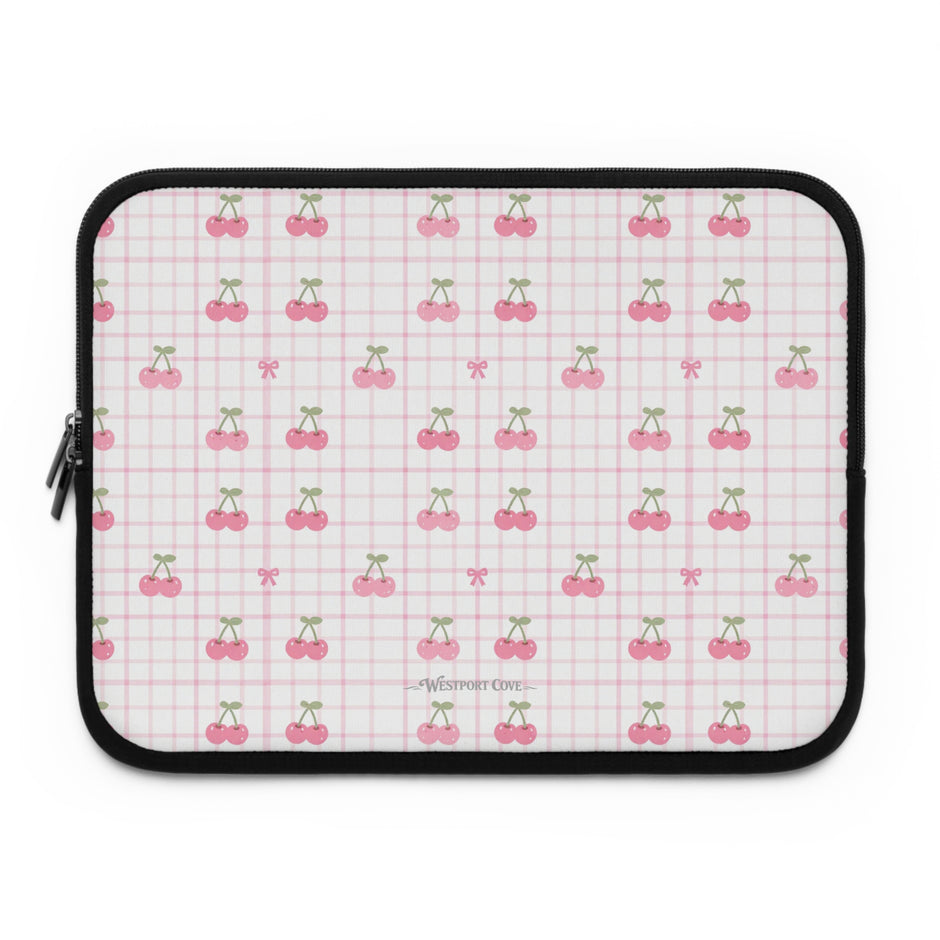 Cherry Ice Cream Smile - Safe Harbor Laptop Sleeve