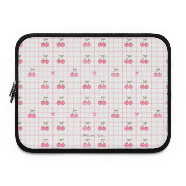Cherry Ice Cream Smile - Safe Harbor Laptop Sleeve