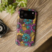 Colorful Floral Pattern - Extreme Impact MagSafe Phone Case