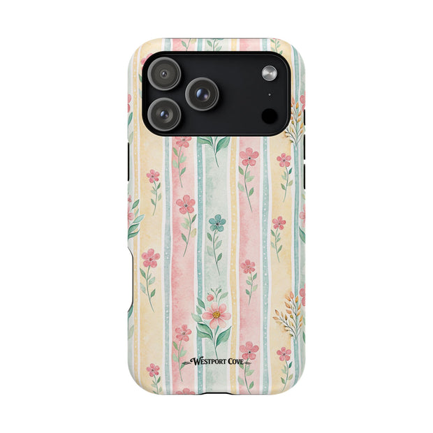 Floral Stripe - Extreme MagSafe Phone Case