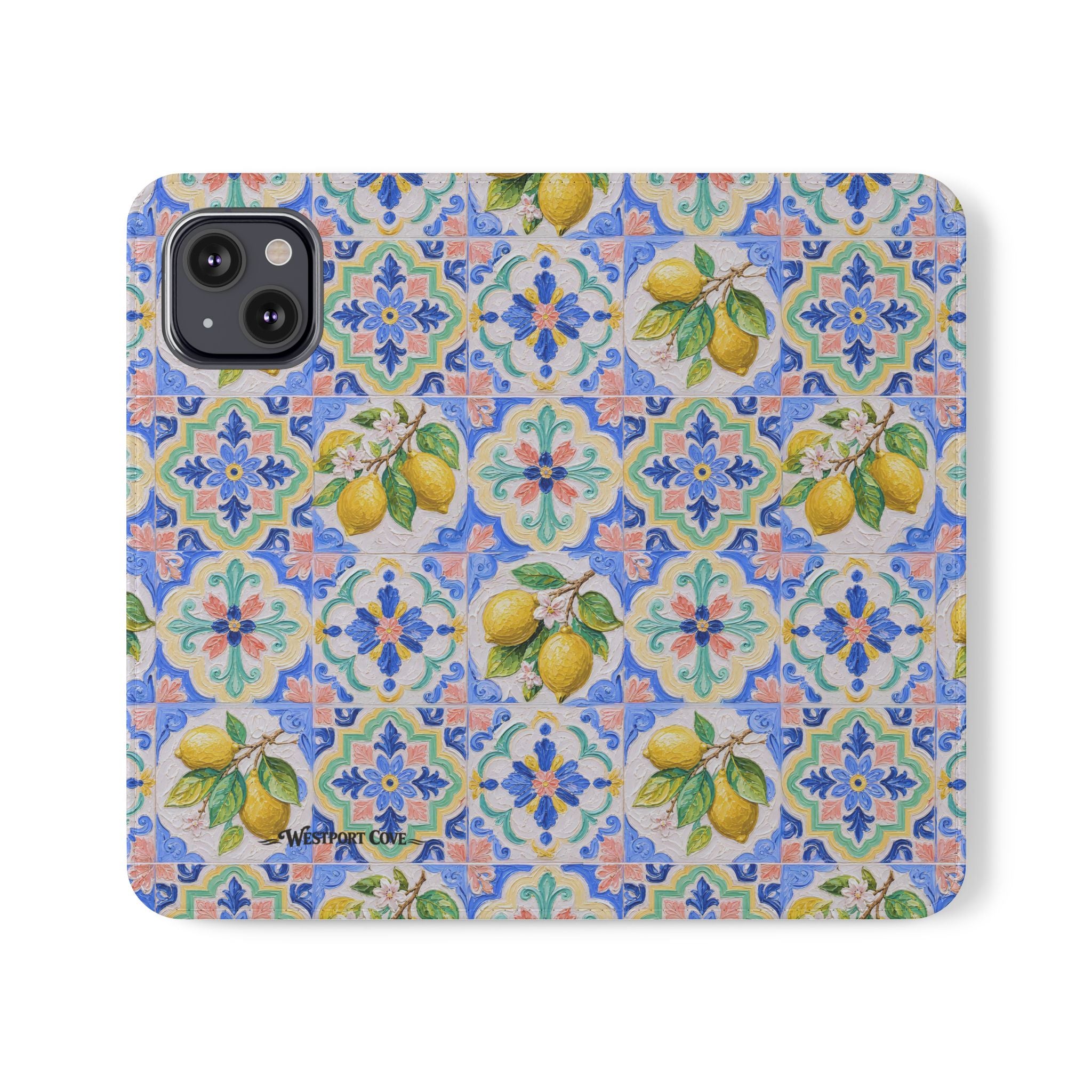 Santorini Lemon - Flip Case