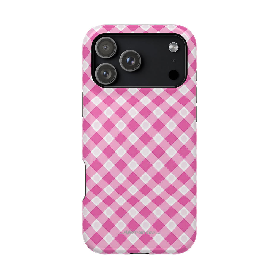 Pink Gingham - Extreme Phone Case