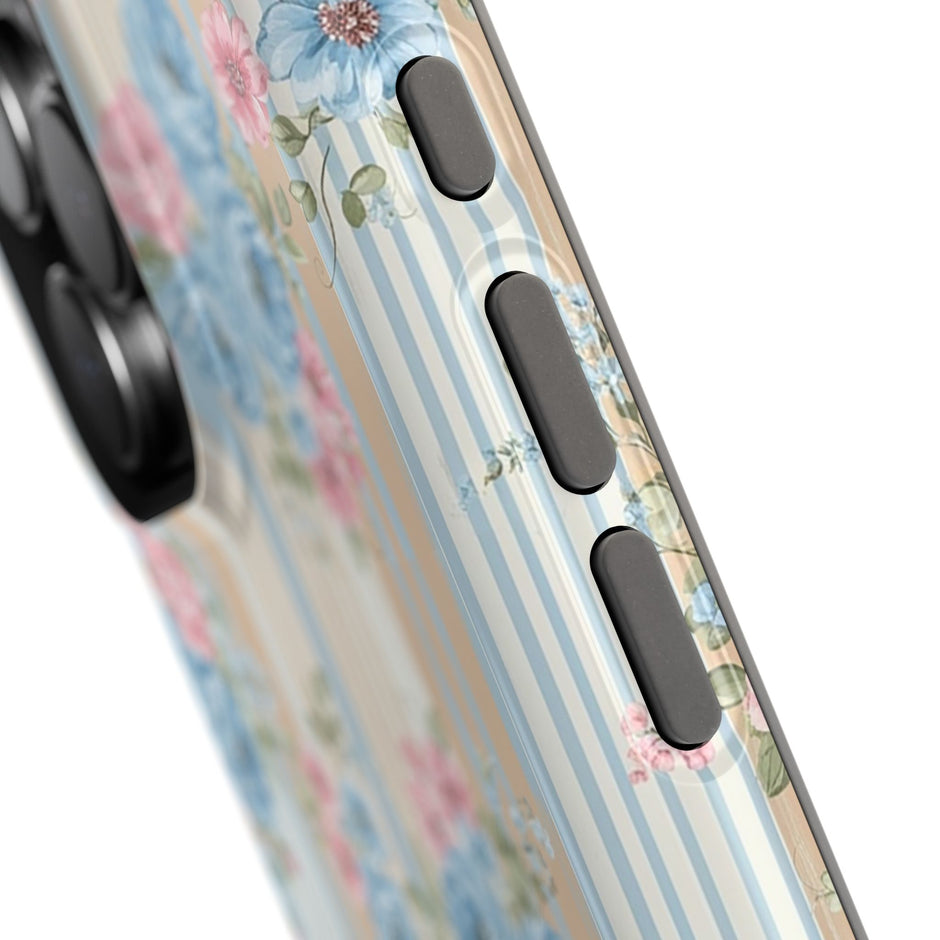 Floral Vintage Stripe - Extreme MagSafe Phone Case