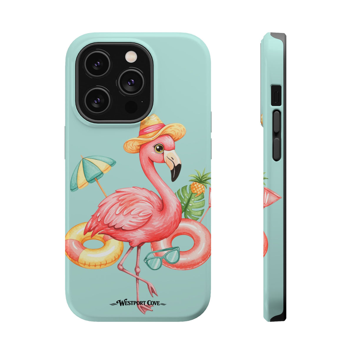 Tropical Flamingo - Extreme MagSafe Phone Case - Westport Cove