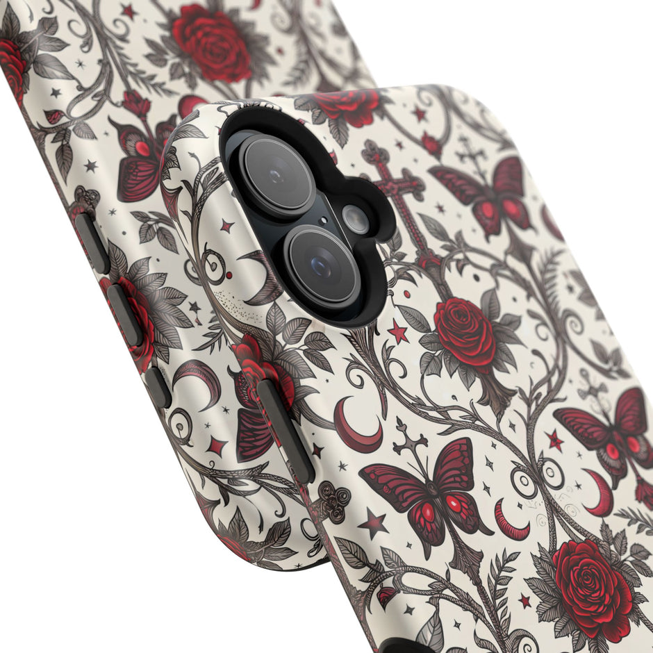 Rose & Butterfly - Extreme MagSafe Phone Case