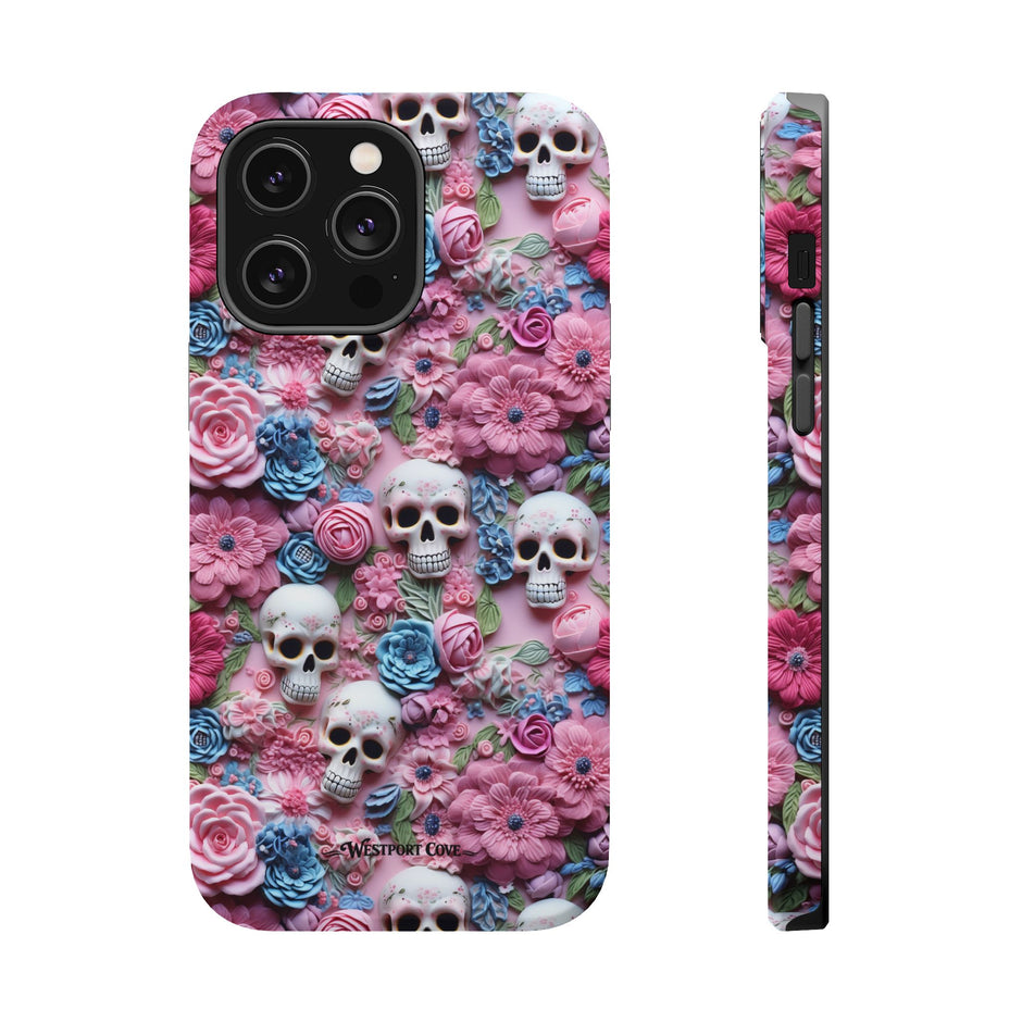 Floral Skull - Extreme MagSafe Phone Case