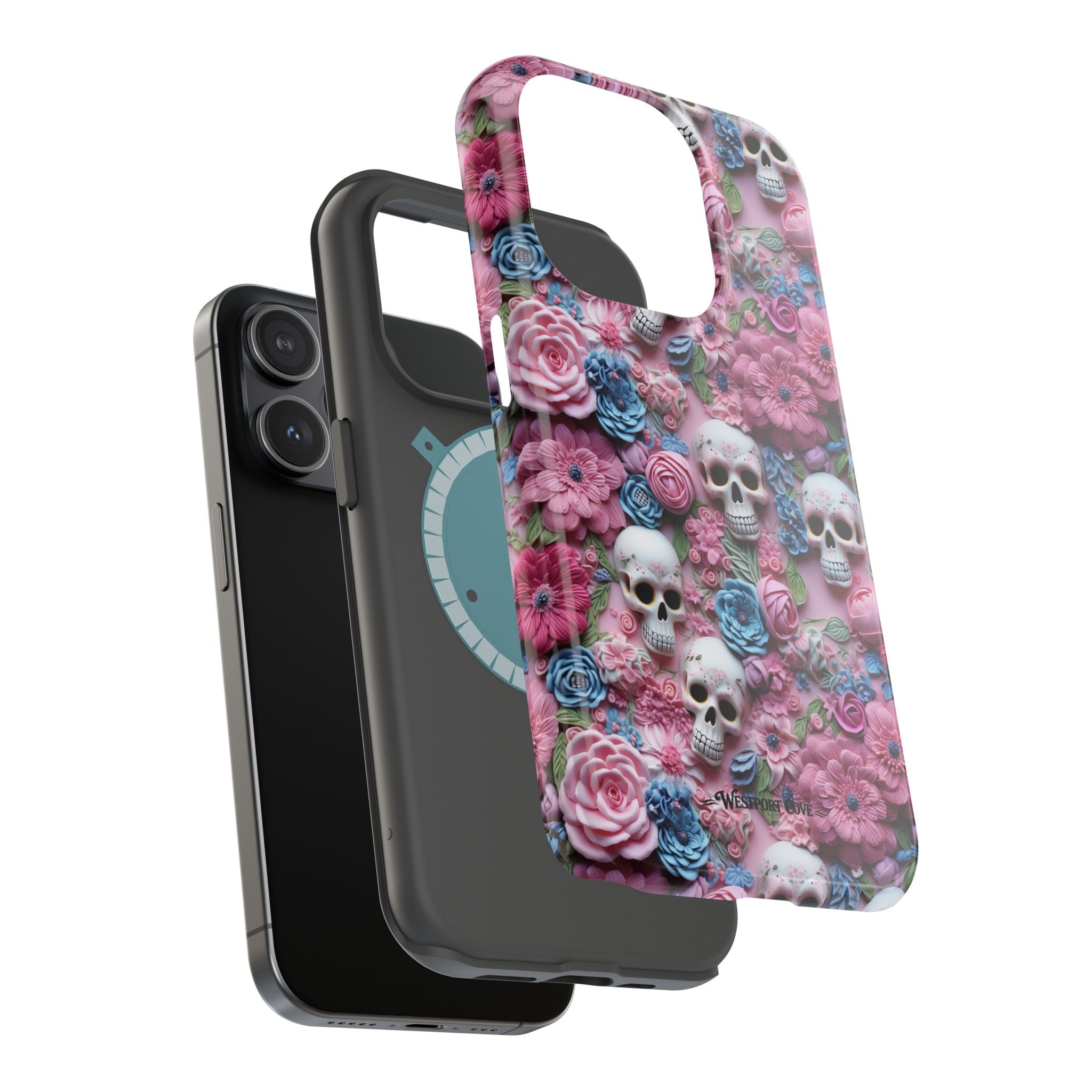 Floral Skull - Extreme MagSafe Phone Case