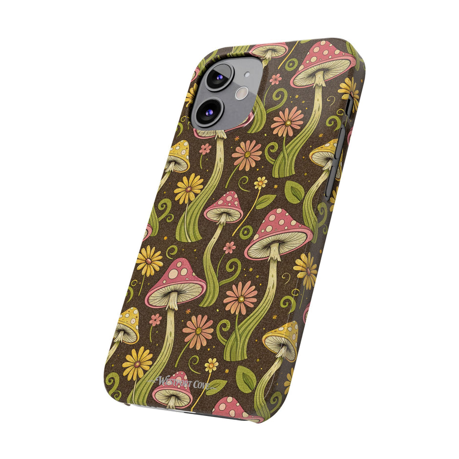 Magic Mushroom - Essential Phone Case – Retro Psychedelic Botanical Design