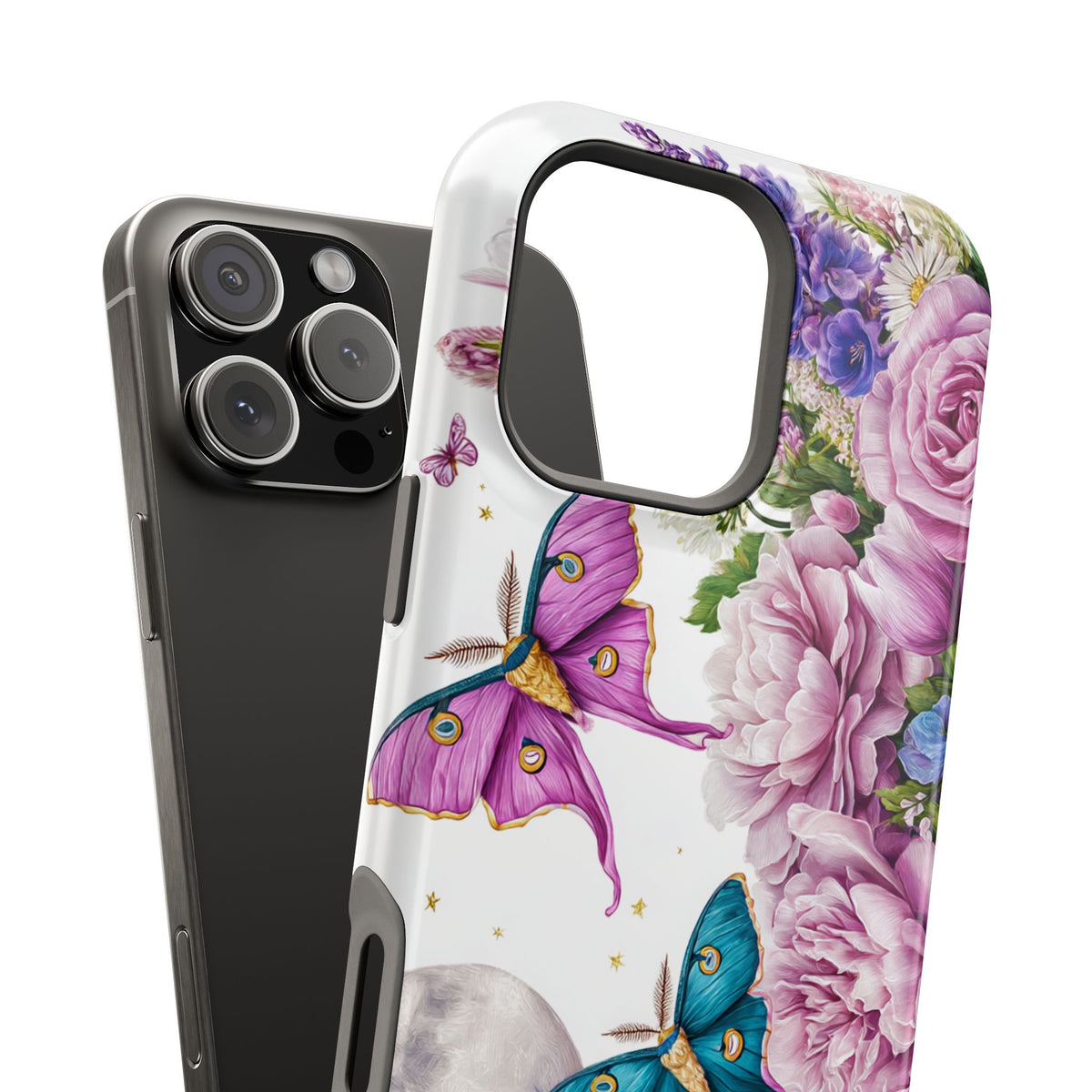 Floral Moon & Butterflies Extreme Impact MagSafe Phone Case