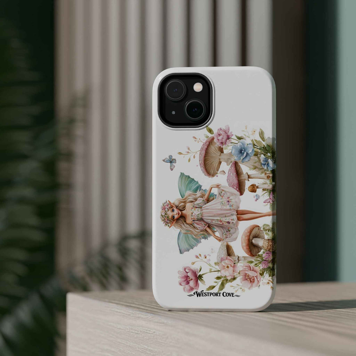 Fairy Vintage Mushroom Garden - Extreme Impact MagSafe Phone Case