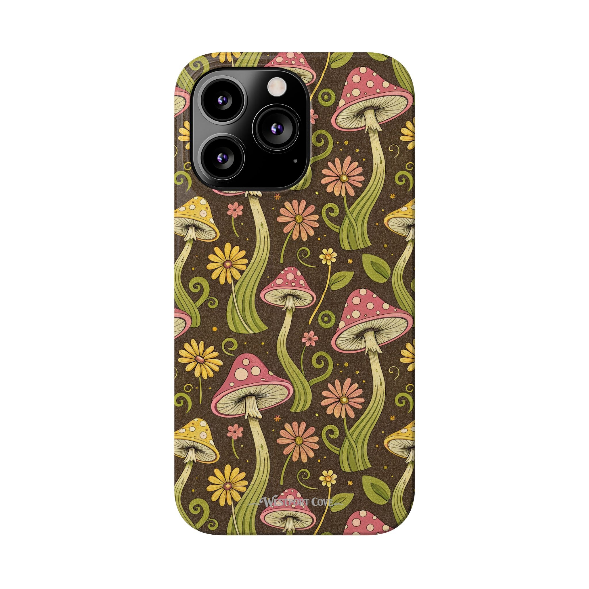 Magic Mushroom - Essential Phone Case – Retro Psychedelic Botanical Design