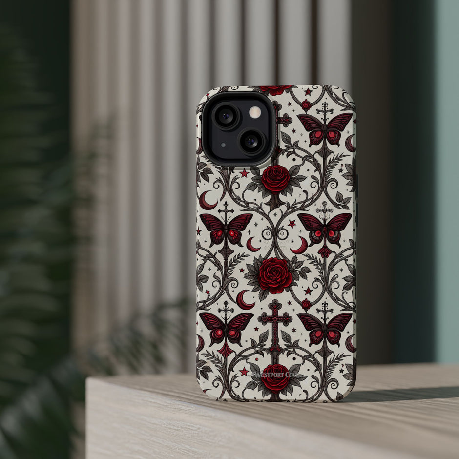 Rose & Butterfly - Extreme MagSafe Phone Case