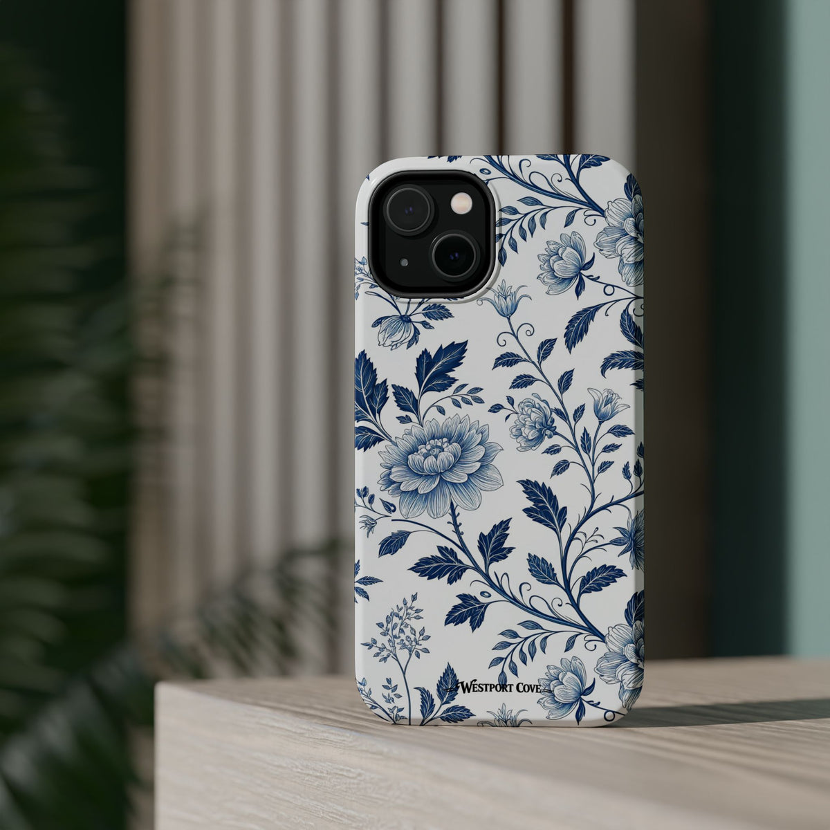 Floral Blue Porcelain - Extreme MagSafe Phone Case