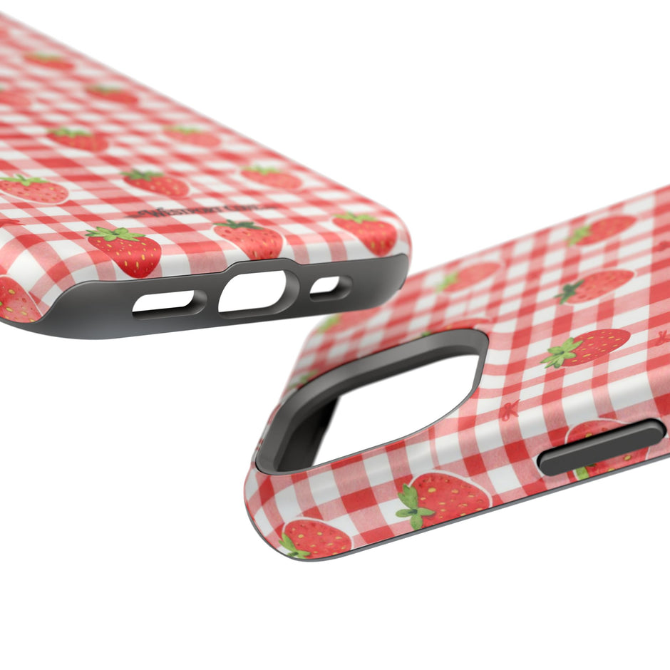 Strawberry Gingham - Extreme MagSafe Phone Case