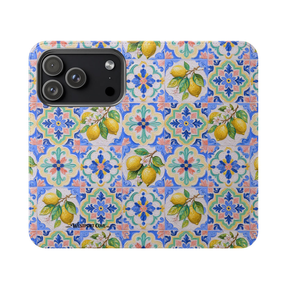 Santorini Lemon - Flip Case