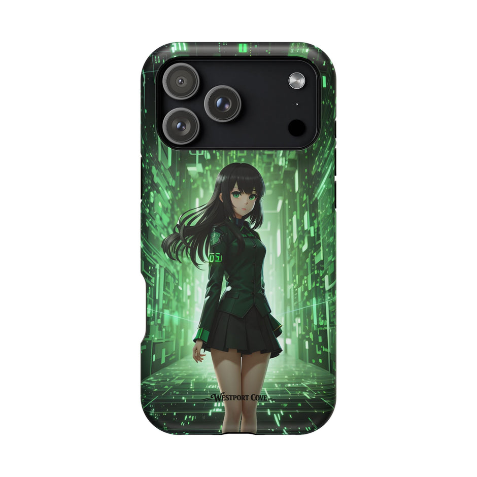 Anime Cybergirl Extreme Impact MagSafe Phone Case