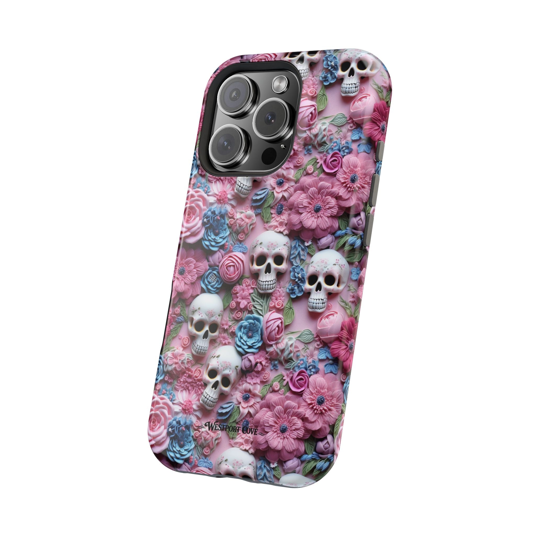 Floral Skull - Extreme MagSafe Phone Case