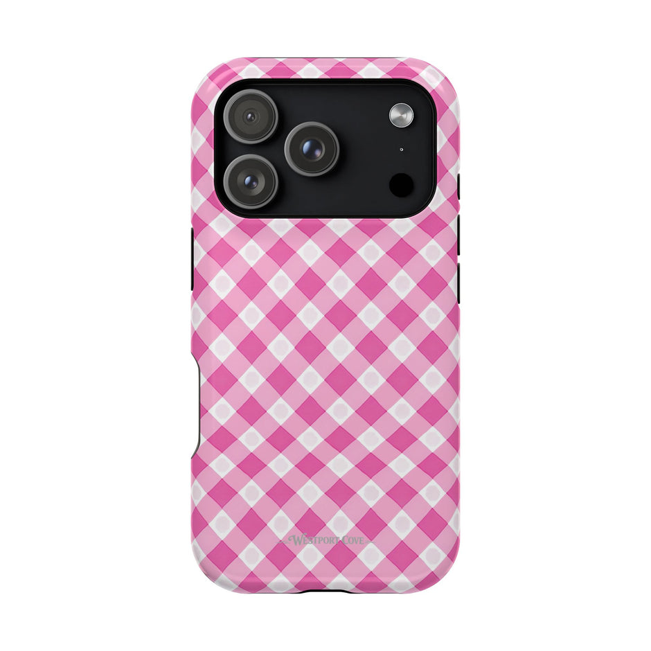 Pink Gingham - Extreme Phone Case