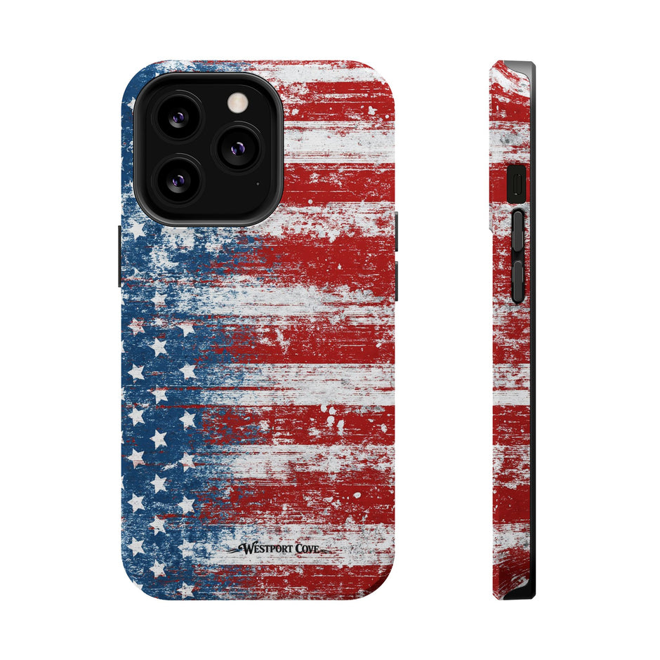 American Flag Distressed - Extreme MagSafe Phone Case