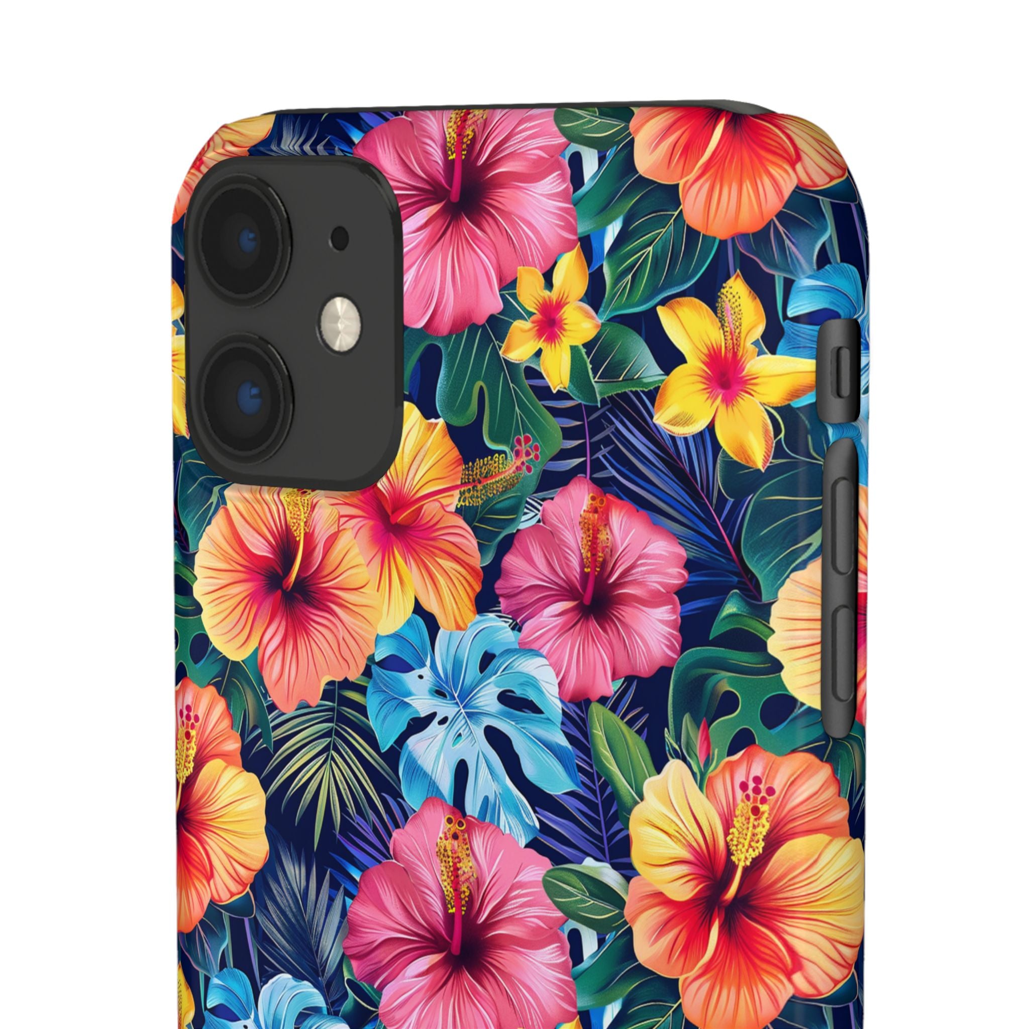 Tropical Hibiscus - Elite Phone Case — Floral Hawaiian Pattern Phone Cover