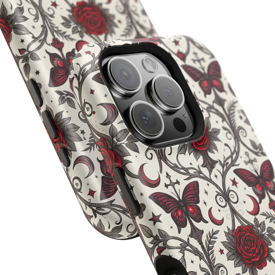 Rose & Butterfly - Extreme MagSafe Phone Case