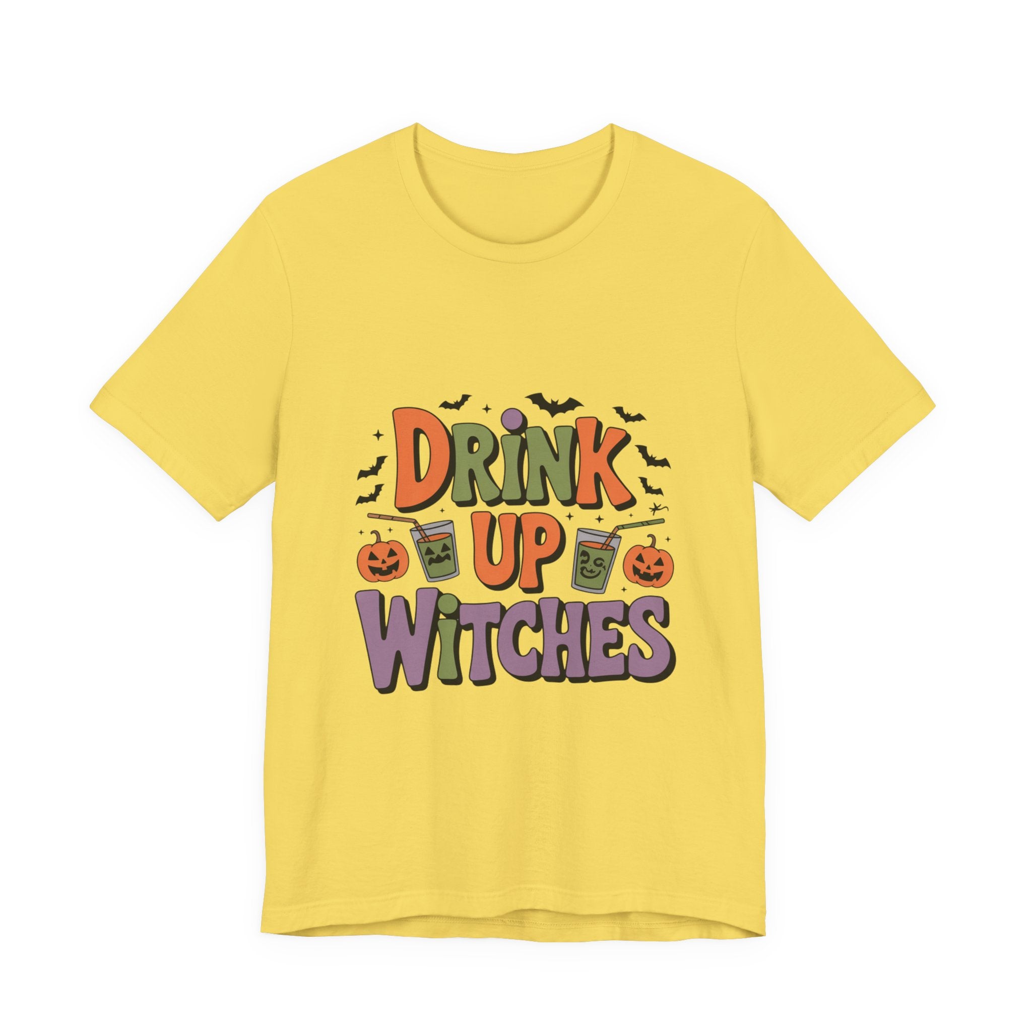 Drink Up Witches Halloween Tee — Funny Witchy Pumpkin Party T-Shirt