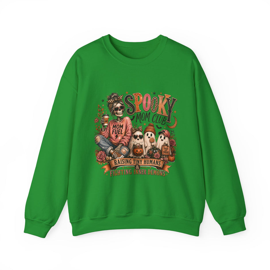 Spooky Mom Club Sweatshirt – Halloween Mom Graphic Crewneck