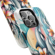 Dolphin Floral Extreme Impact MagSafe Phone Case
