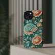 Teal Peony - Extreme MagSafe Phone Case