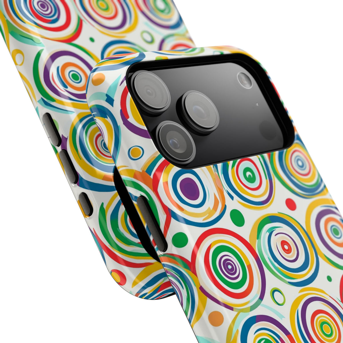 Colorful Concentric Circles Extreme Impact MagSafe Phone Case