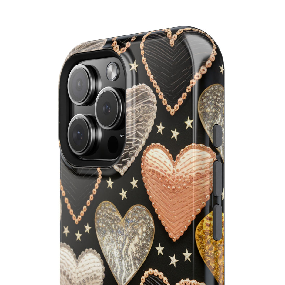Metallic Heart - Extreme Impact MagSafe Phone Case