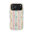 Floral Stripe - Extreme Phone Case