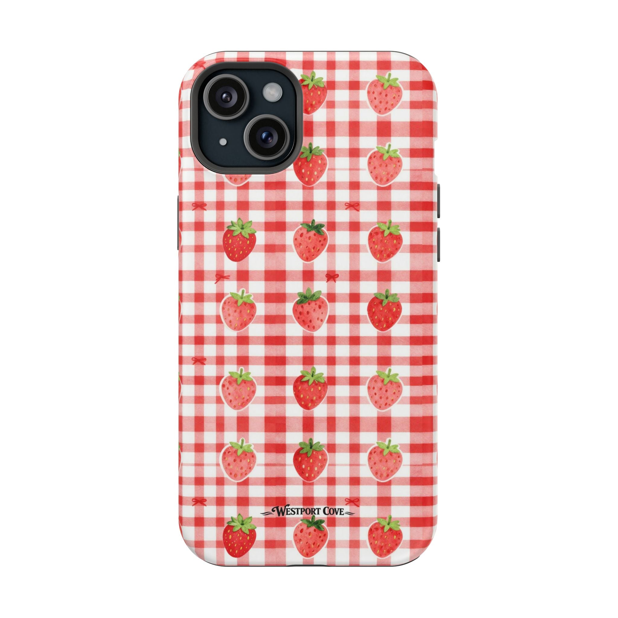 Strawberry Gingham - Extreme MagSafe Phone Case