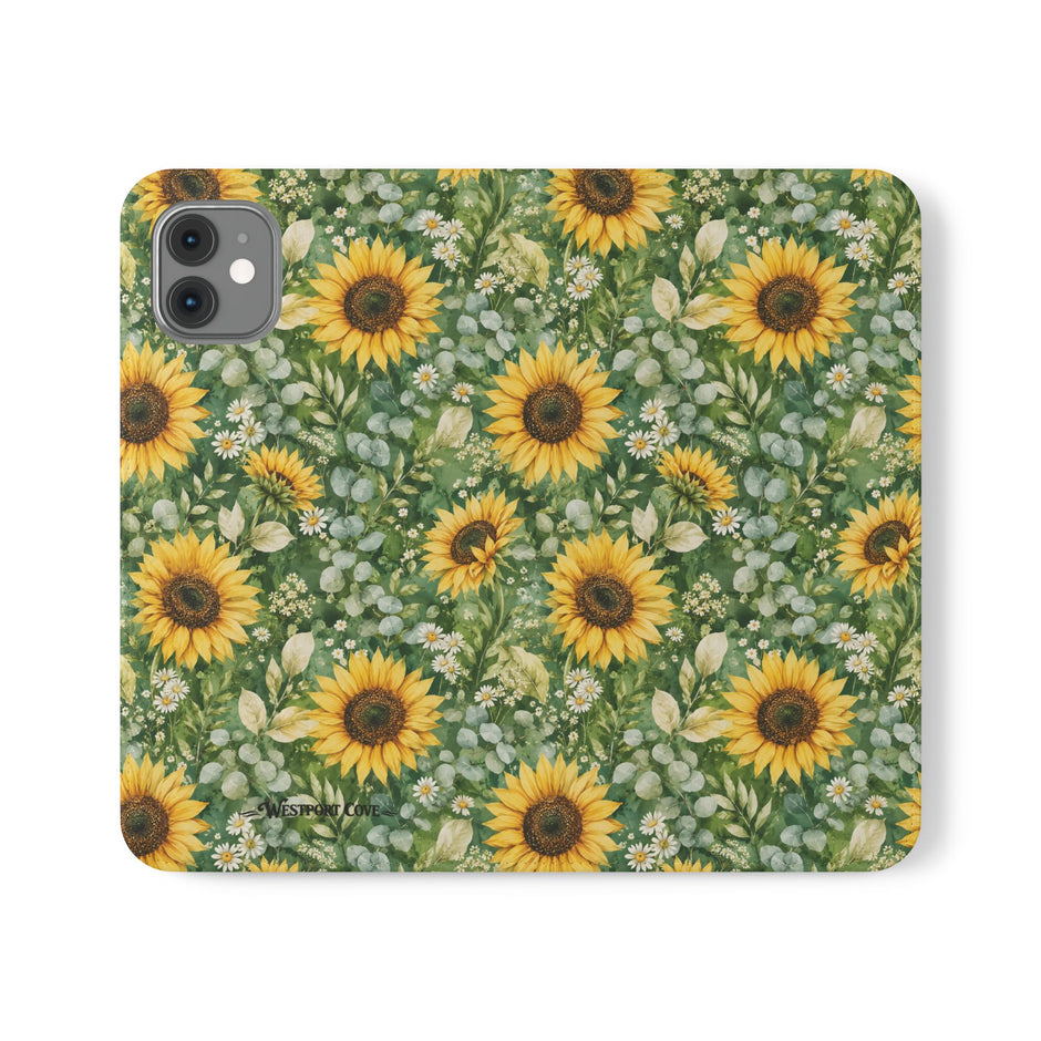 Sunflower Garden - Flip Case
