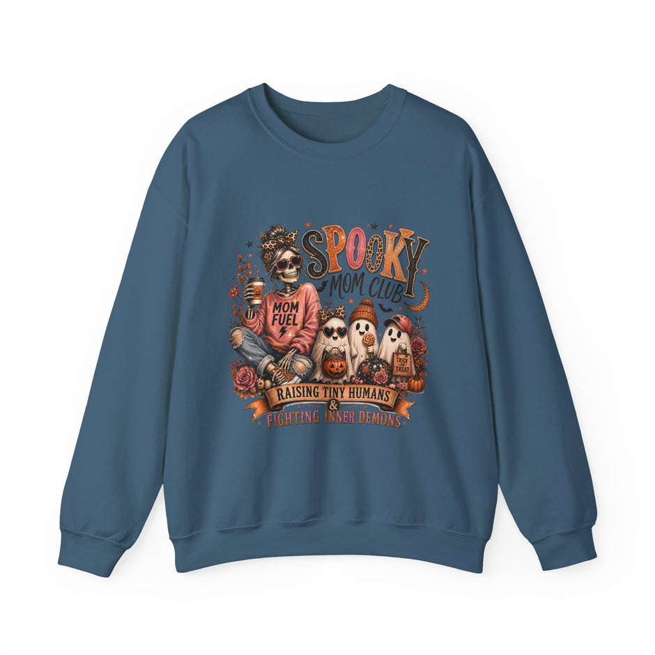 Spooky Mom Club Sweatshirt – Halloween Mom Graphic Crewneck