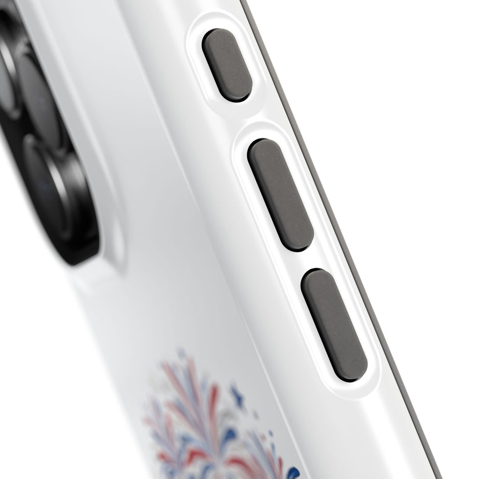 Glamping in the USA - Patriotic Camping Extreme Impact MagSafe Phone Case