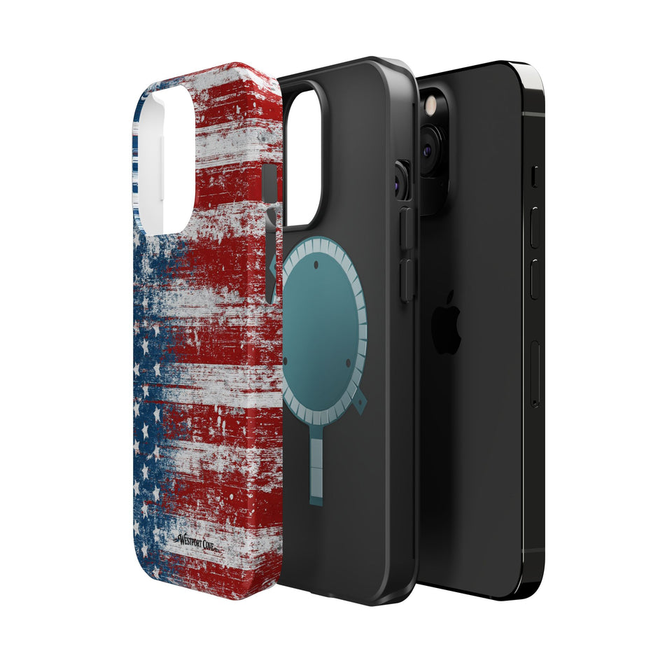 American Flag Distressed - Extreme MagSafe Phone Case