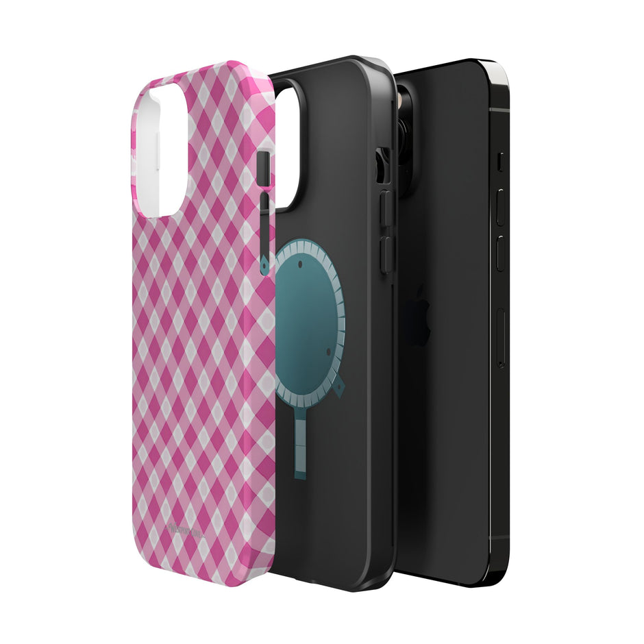 Pink Gingham - Extreme Phone Case